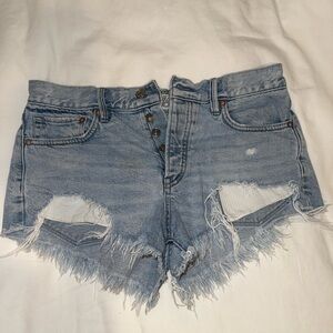 Free People Size 26 Denim Women Shorts